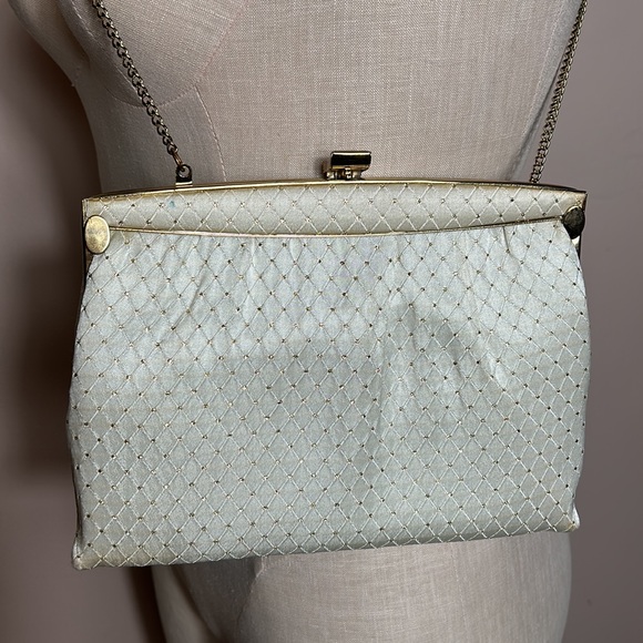 Vintage Ivory Gold Small Clutch “ Mardane” - Picture 2 of 11